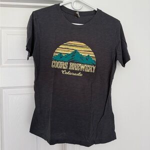 Charcoal Coors Brewery Tee